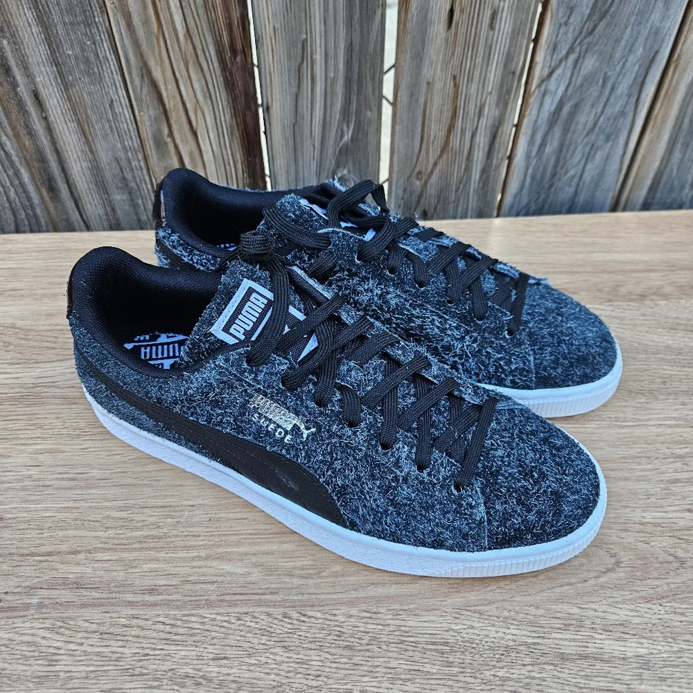 Puma Textured Black Sneakers Womens Size 9 - Picture 10 of 16